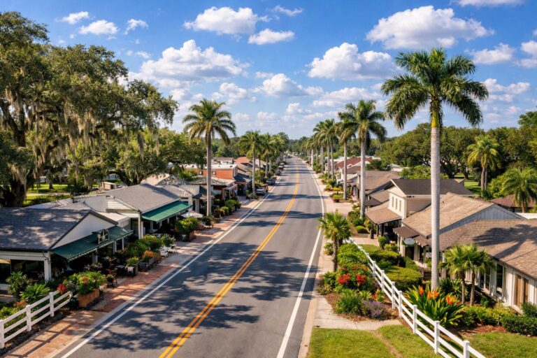 Best Restaurants in Davie FL — Davie Florida aerial photo with palm and oak canopy 2026