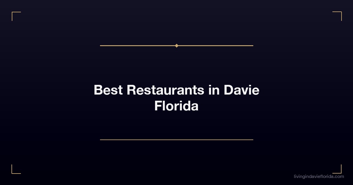 best restaurants in davie florida 1