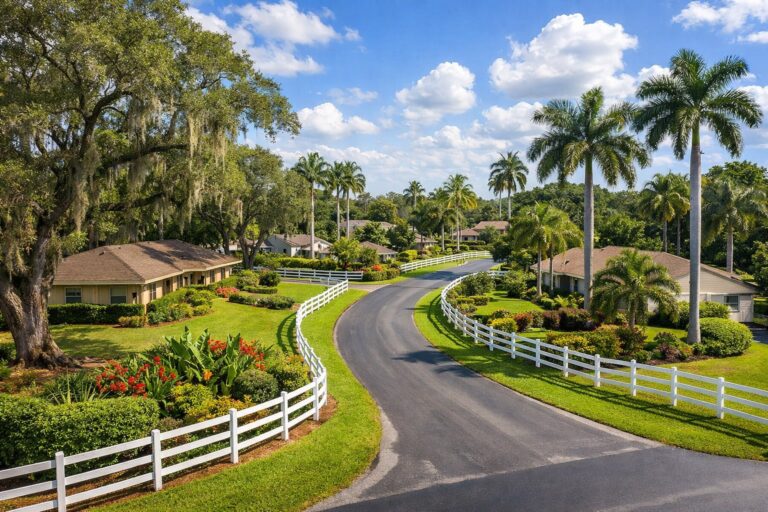 Buying a Home in Davie Florida: The Complete Buyer's Guide (2026) — Davie Florida aerial photo with palm and oak canopy 2026