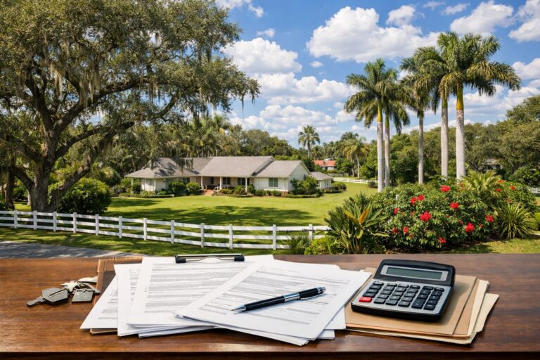 Davie FL Property Taxes: What Homeowners Need to Know — Davie Florida aerial photo with palm and oak canopy 2026
