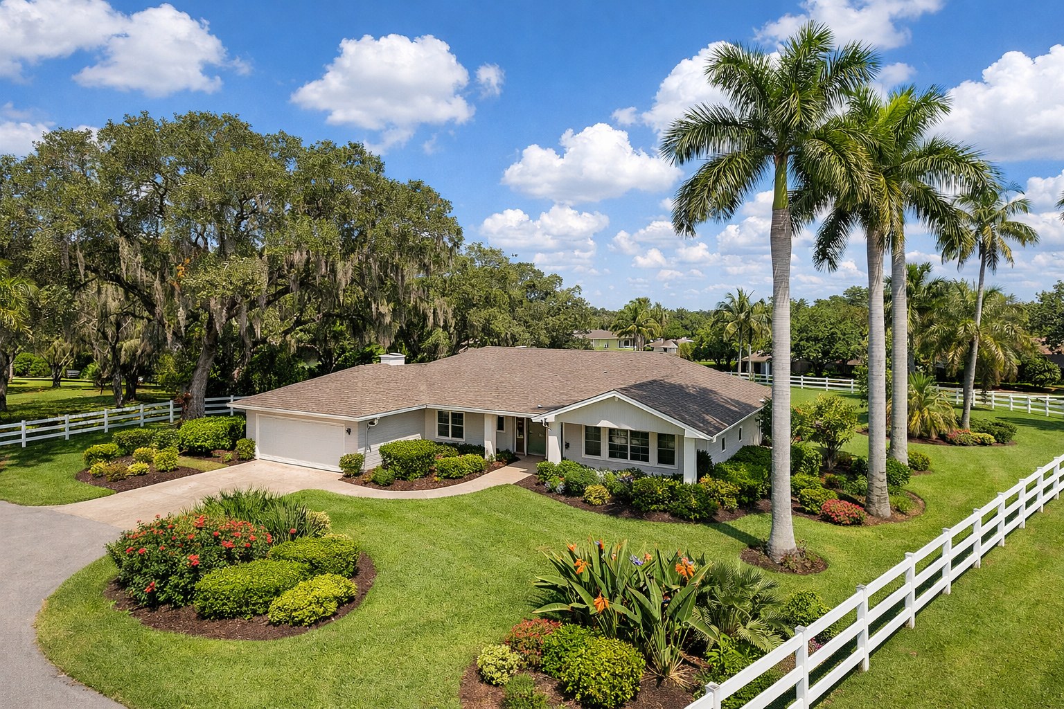 Davie Florida Cost of Living: What It Actually Costs in 2026 — Davie Florida aerial photo with palm and oak canopy 2026
