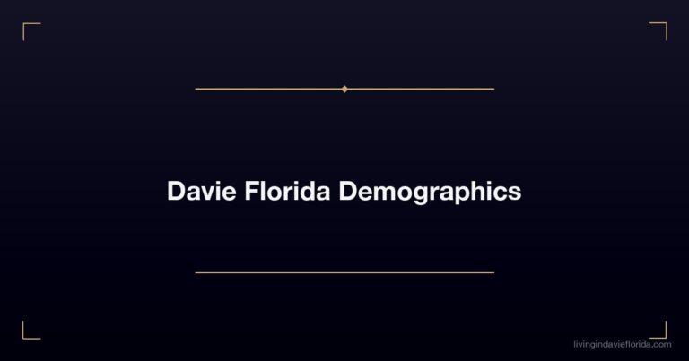 Davie Florida Demographics