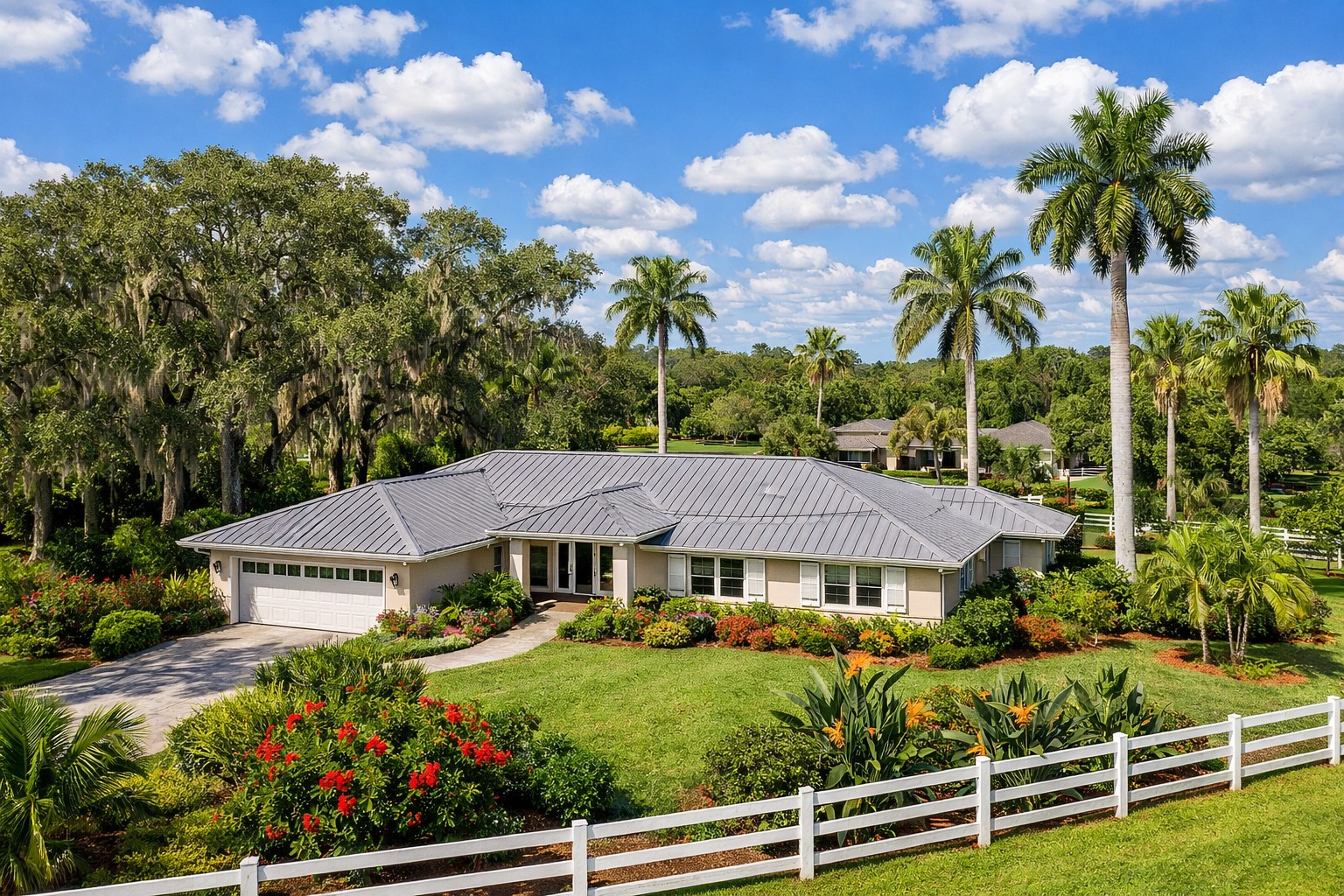 How Bad Is Flooding in Davie After Heavy Rain? 2026 Insurance Costs Explained — Davie Florida aerial photo with palm and oak canopy 2026