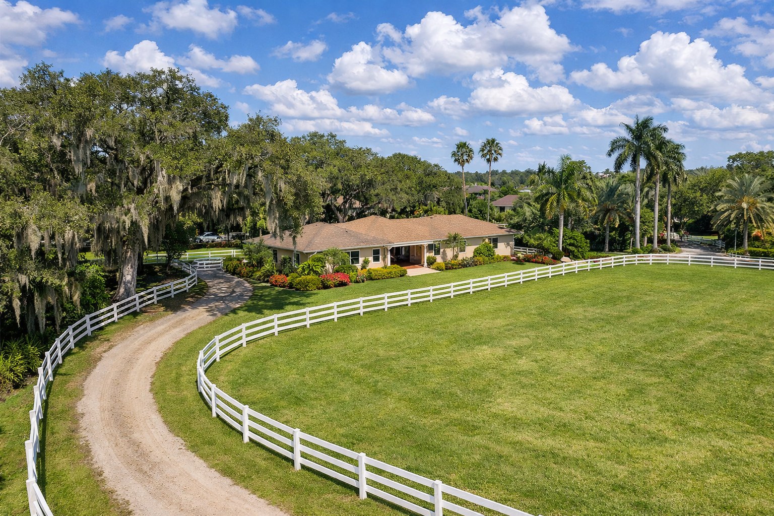 Davie Florida Horse Country: What Buyers Need to Know Before They Purchase — Davie Florida aerial photo with palm and oak canopy 2026
