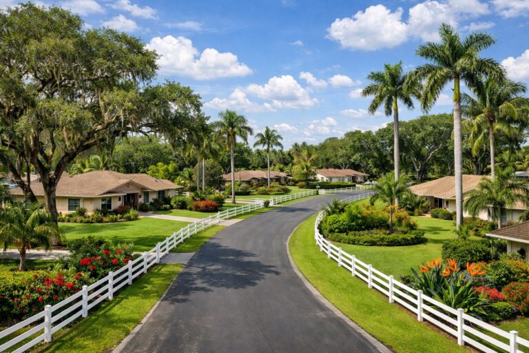 Davie New Town Hall Construction: What It Means for Property Values Near 65th Avenue — Davie Florida aerial photo with palm and oak canopy 2026
