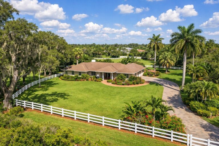 Davie vs. Southwest Ranches, Florida: Land, Lifestyle & Price Compared — Davie Florida aerial photo with palm and oak canopy 2026