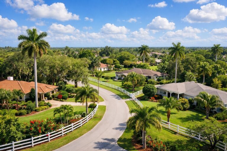 Davie vs Weston Florida: Which Community Is Right for Your Family? — Davie Florida aerial photo with palm and oak canopy 2026