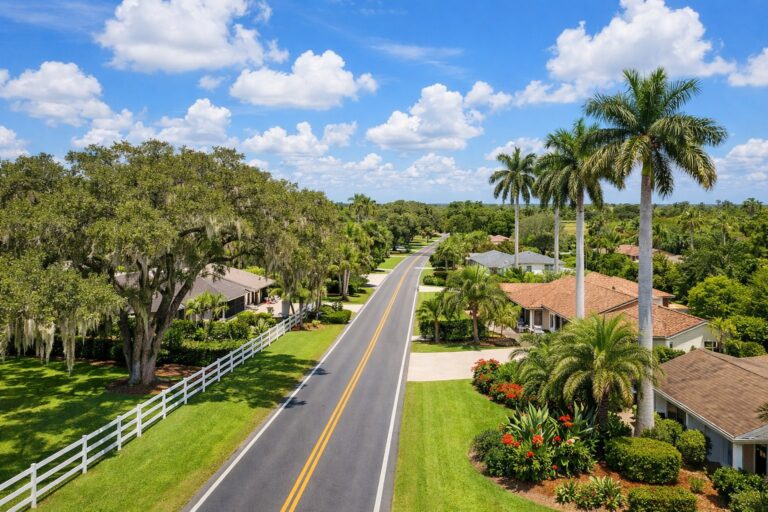 Flamingo Gardens Area Homes in Davie: Neighborhood Guide — Davie Florida aerial photo with palm and oak canopy 2026
