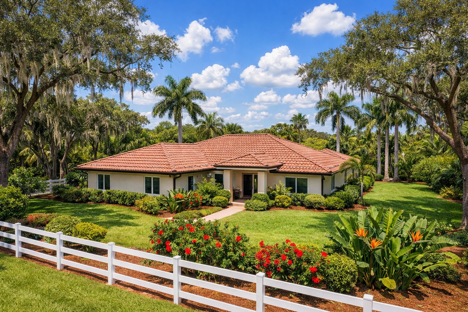 Davie Florida ranch home with hurricane impact windows roof straps and wind mitigation features that qualify for Florida wind mitigation insurance discount 2026