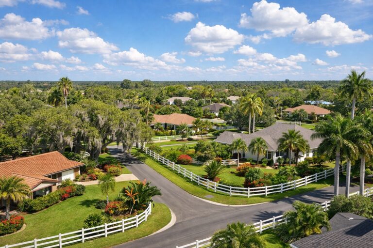Gated Communities in Davie, Florida: Which Ones Are Worth the HOA? — Davie Florida aerial photo with palm and oak canopy 2026