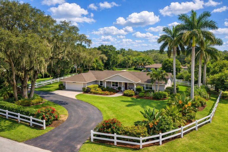 Investment Property Davie Florida: What the 2026 Market Actually Looks Like — Davie Florida aerial photo with palm and oak canopy 2026