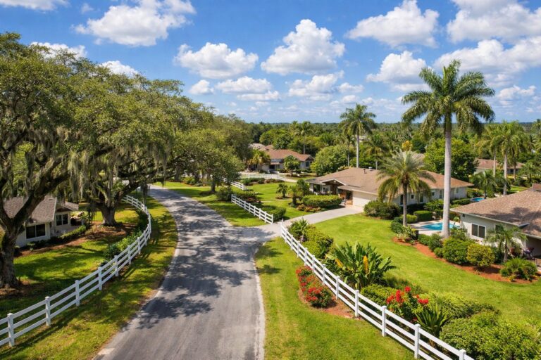 Is Davie Florida a Good Place to Live? An Honest Insider Answer — Davie Florida aerial photo with palm and oak canopy 2026