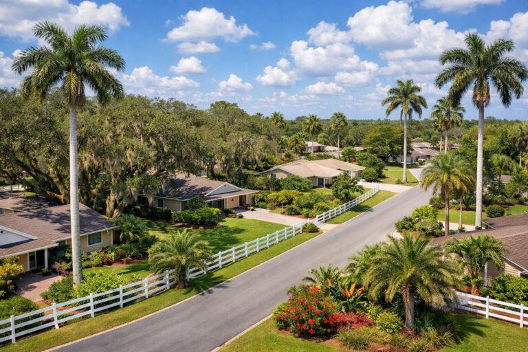 Is Davie, FL a Good Place for Latin American Families to Raise Children? — Davie Florida aerial photo with palm and oak canopy 2026