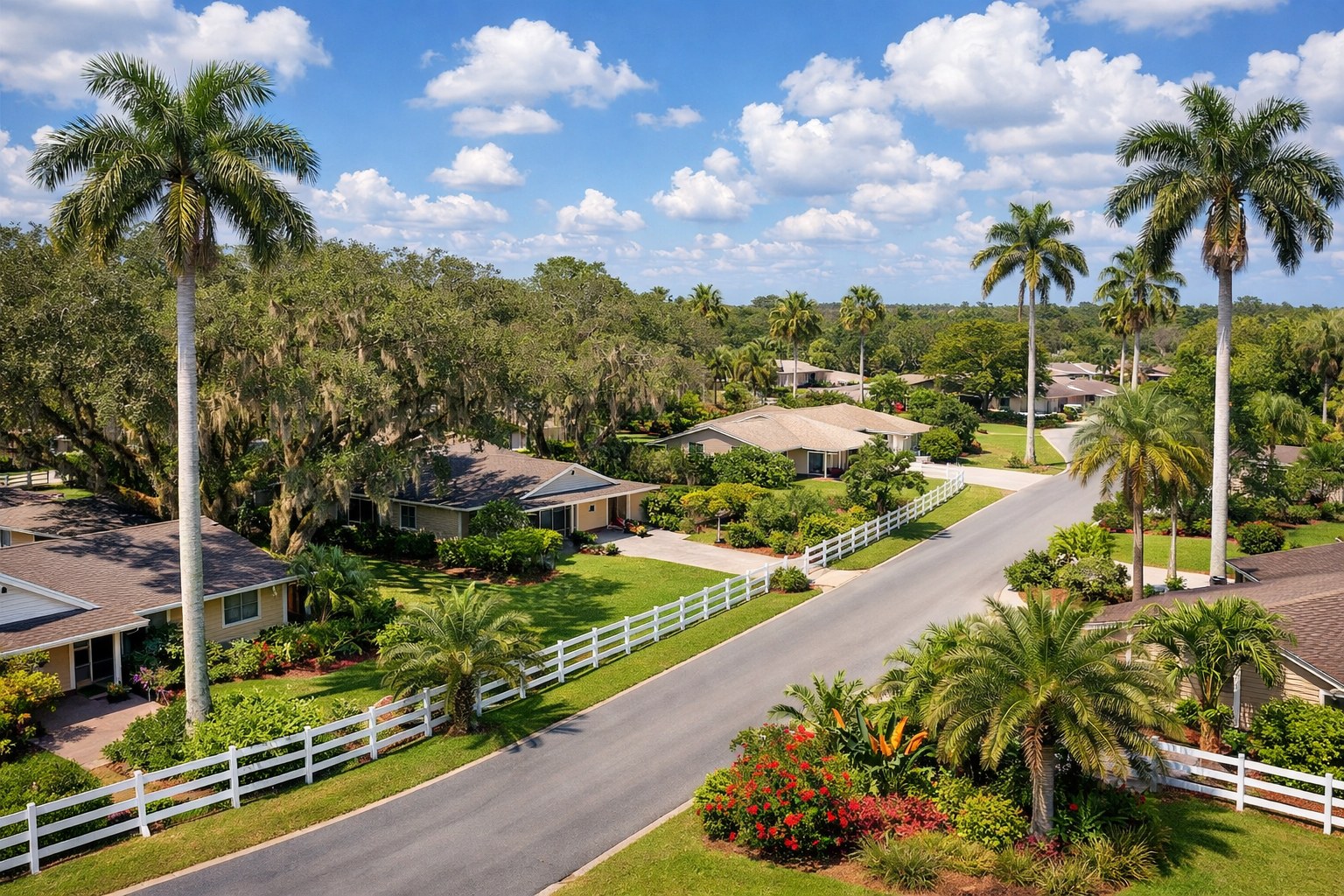 Is Davie, FL a Good Place for Latin American Families to Raise Children? — Davie Florida aerial photo with palm and oak canopy 2026
