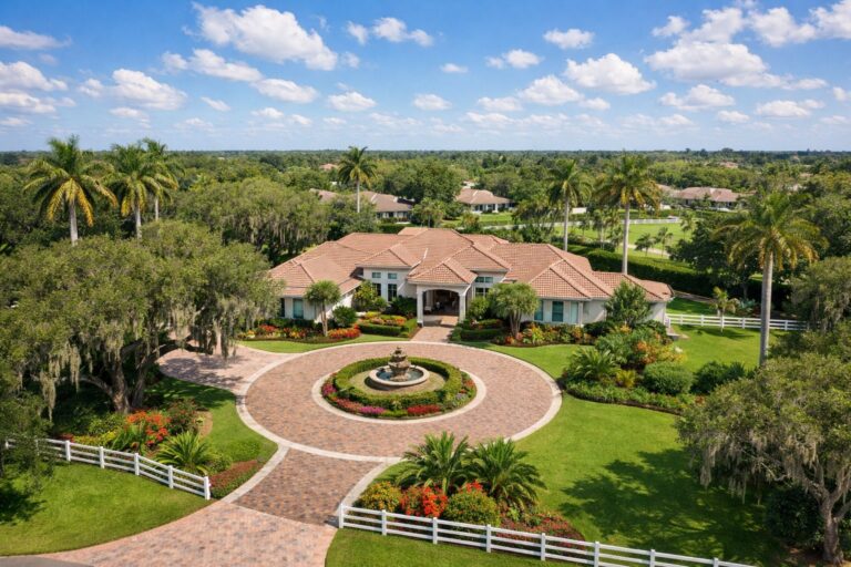 Luxury Homes Davie Florida: What Buyers Need to Know in 2026 — Davie Florida aerial photo with palm and oak canopy 2026