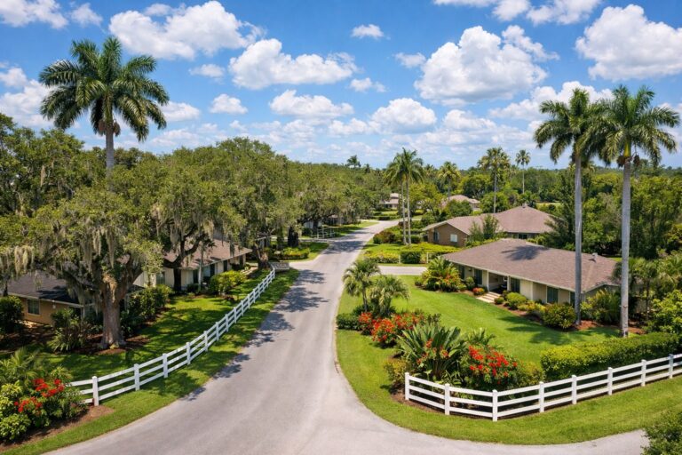 Moving from New York to Davie, Florida: Complete Relocation Guide for 2026 — Davie Florida aerial photo with palm and oak canopy 2026