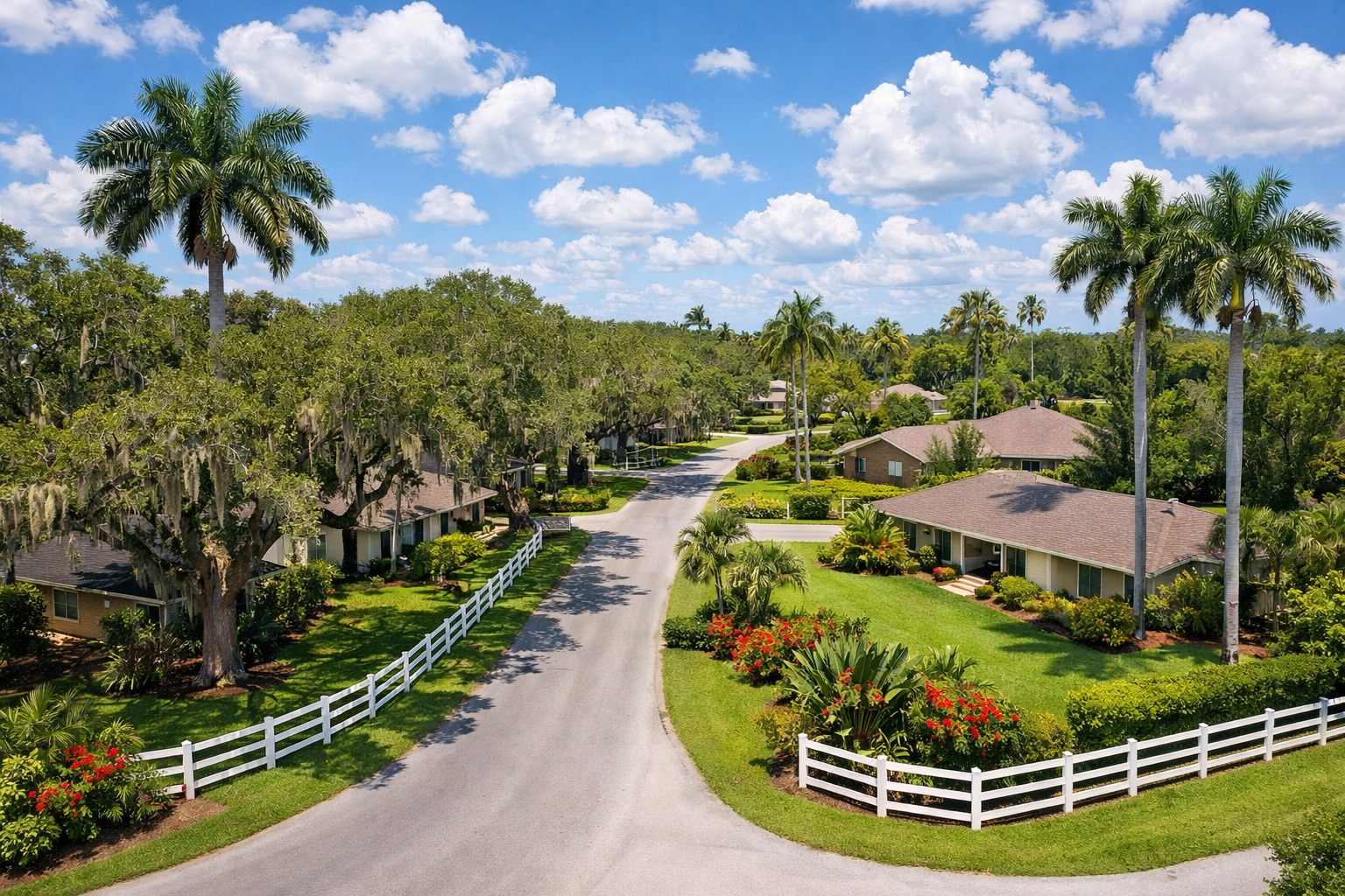 Moving from New York to Davie, Florida: Complete Relocation Guide for 2026 — Davie Florida aerial photo with palm and oak canopy 2026