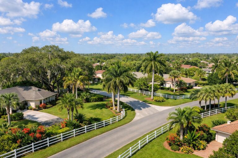 New Construction Homes in Davie FL: Every Community and What to Expect — Davie Florida aerial photo with palm and oak canopy 2026
