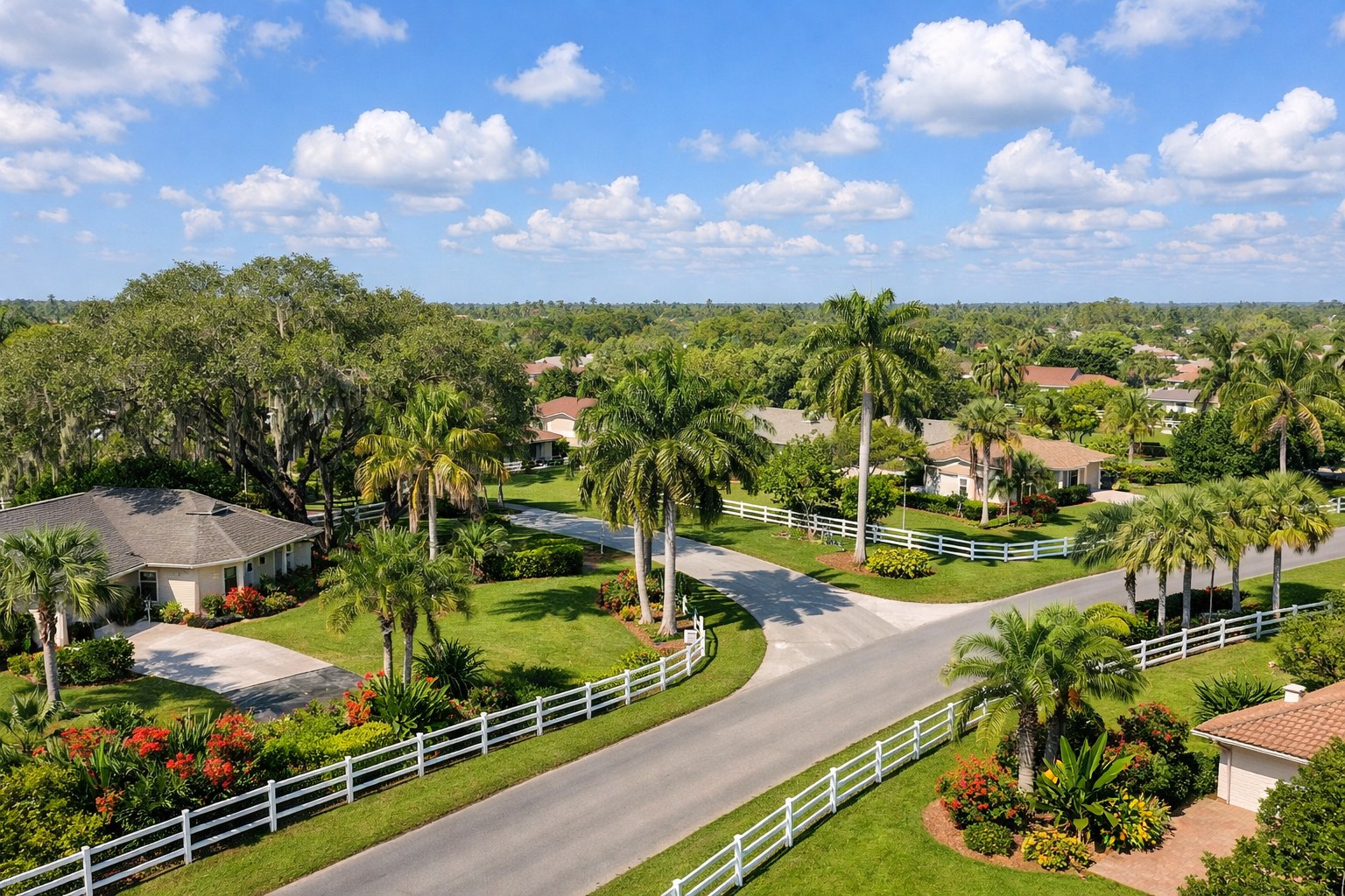 New Construction Homes in Davie FL: Every Community and What to Expect — Davie Florida aerial photo with palm and oak canopy 2026
