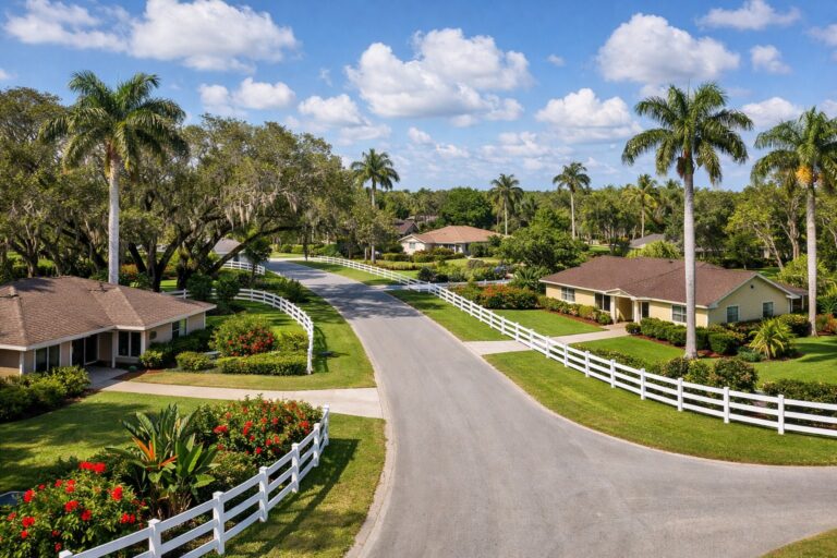 Retiring in Davie Florida — Davie Florida aerial photo with palm and oak canopy 2026
