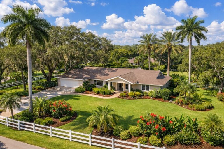 Selling Your Home in Davie FL: What Gets Results in 2026 — Davie Florida aerial photo with palm and oak canopy 2026