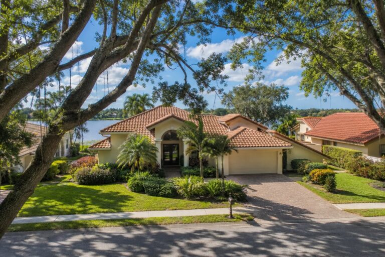 Mediterranean style home in Forest Ridge Davie Florida representing the late 1980s and 1990s construction era
