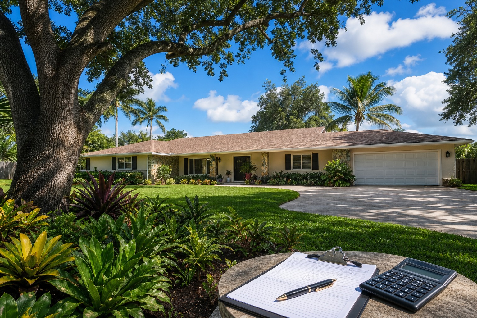 Davie Florida home with property tax appeal preparation