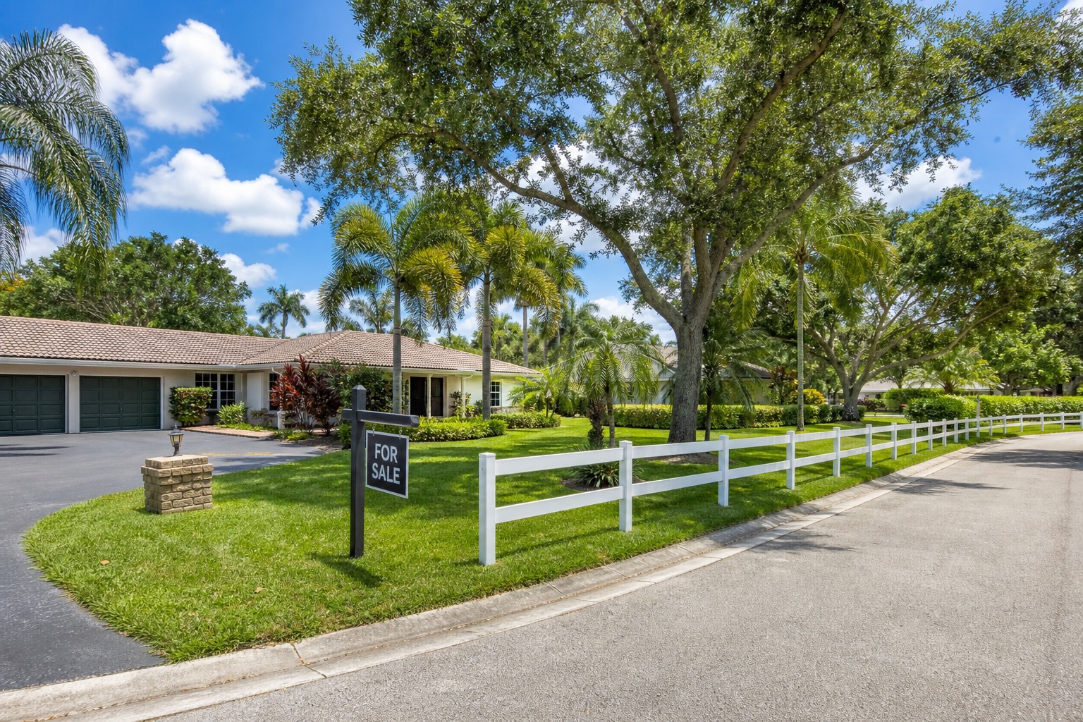 Davie Florida single family ranch style home with a for sale sign where a buyer reviews the Closing Disclosure three days before closing 2026