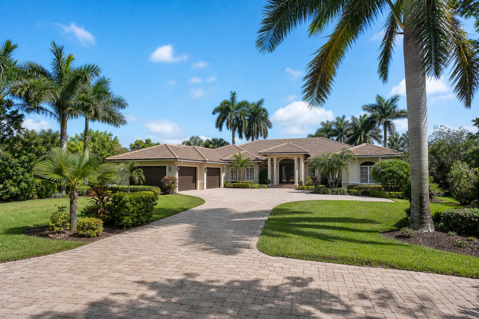 Single family home on a Davie Florida acre lot representing property tax savings for New Jersey buyers