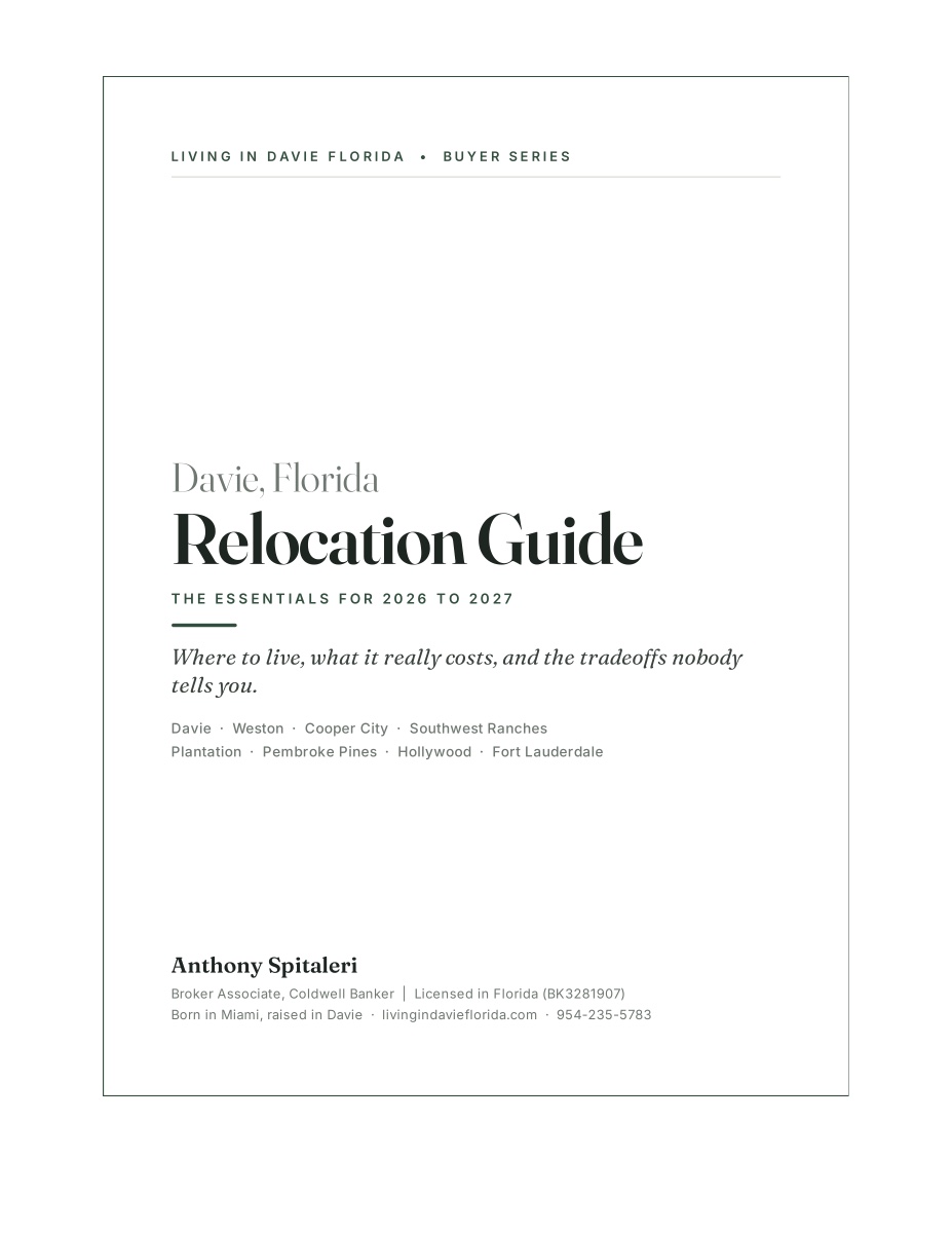 The Davie, Florida Relocation Guide cover