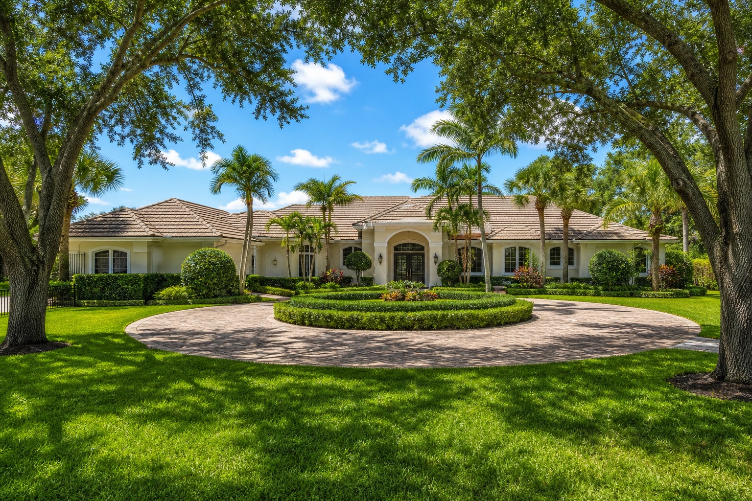 Large single family estate home in Davie Florida under natural daylight, representing what $1.5 million buys in the west Davie luxury market