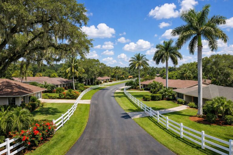 Single family home in Davie, Florida with the AC system buyers check the age of before closing